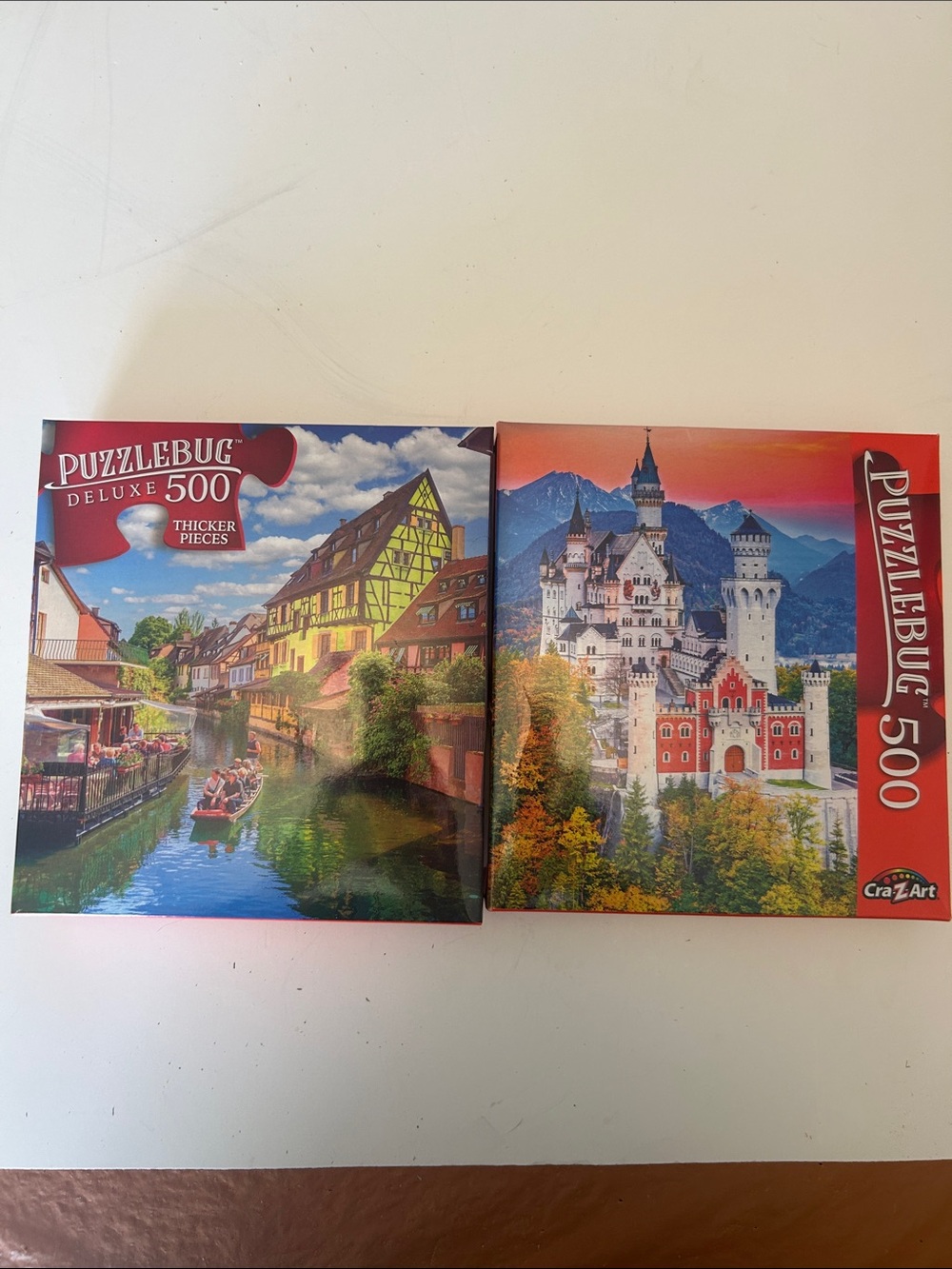 500-Piece Jigsaw Puzzle - 2 puzzles One France, one Germany